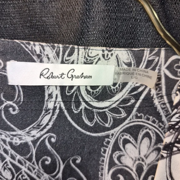 Robert Graham Monochrome Paisley Shirt - Picture 2 of 2